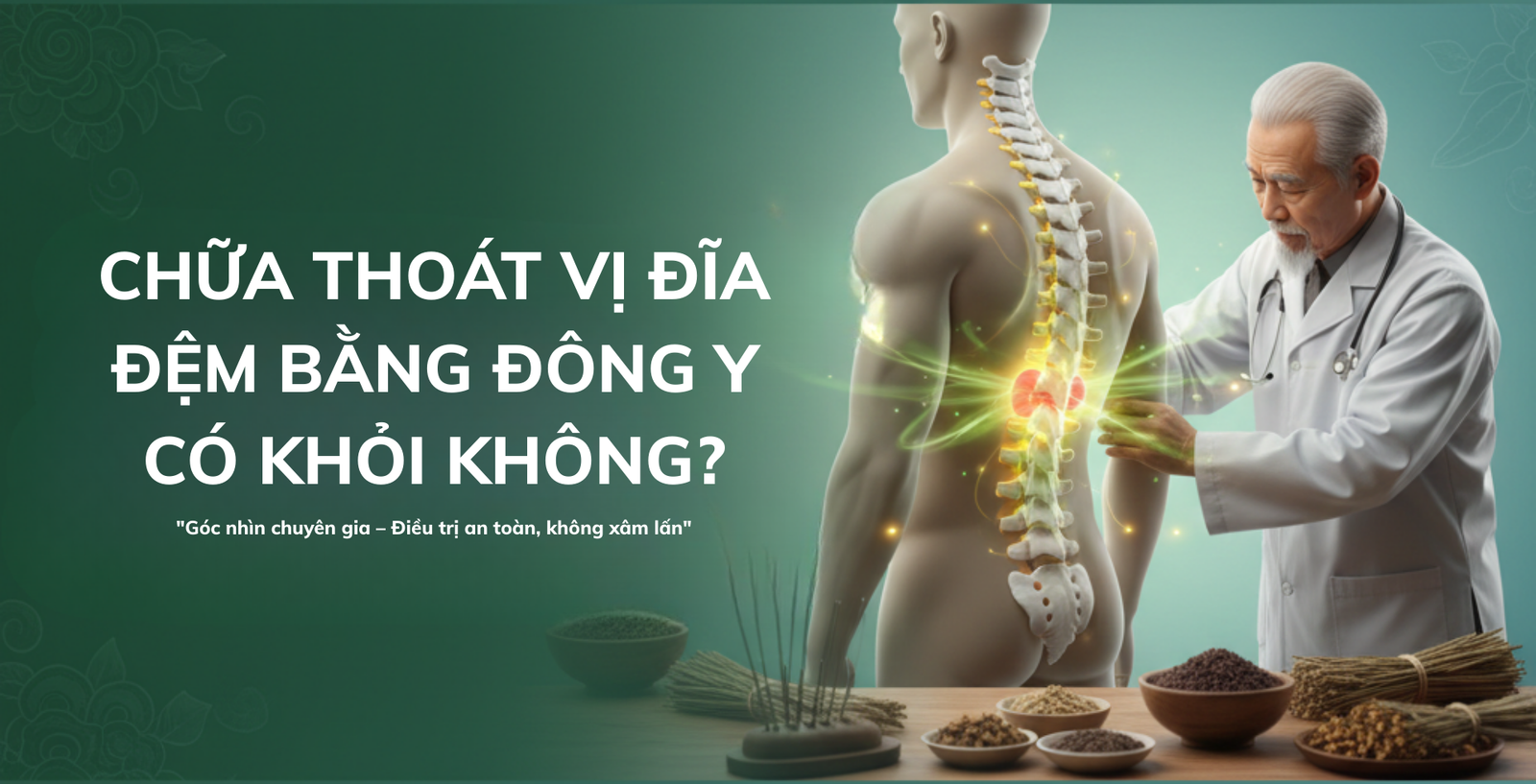 Chữa Thoát Vị Đĩa Đệm Bằng Đông Y Có Khỏi Không? Giải Đáp Từ Thực Tế Điều Trị